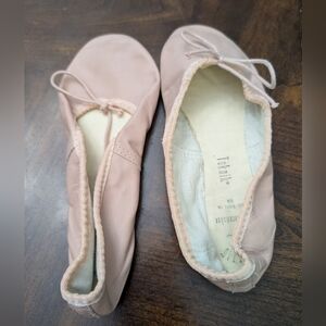 Capezio Teknik Pink Slip On Girl's Ballet Shoes Size 3C